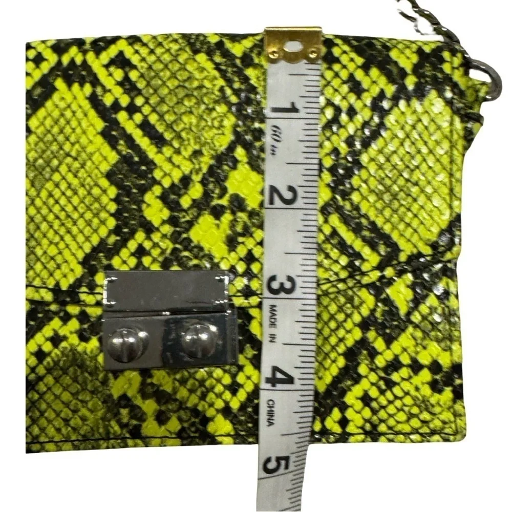 Express Lime green Snakeskin faux leather Crossbody